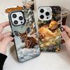 Sika Deer Elk Animal Soft Phone Case for iPhone 15 16 17 Pro Max 17Air 16E 14 Plus 13 12 Mini Shockproof Cover Back Shell