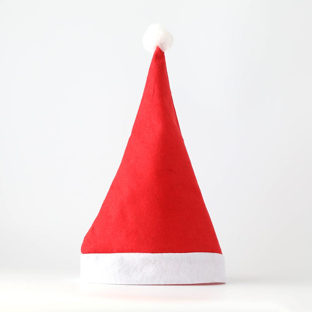 2025 Nejprodávanější červená čepice Santa Clause pro dospělé a děti – Netkaná textilie Vánoční party dekorace