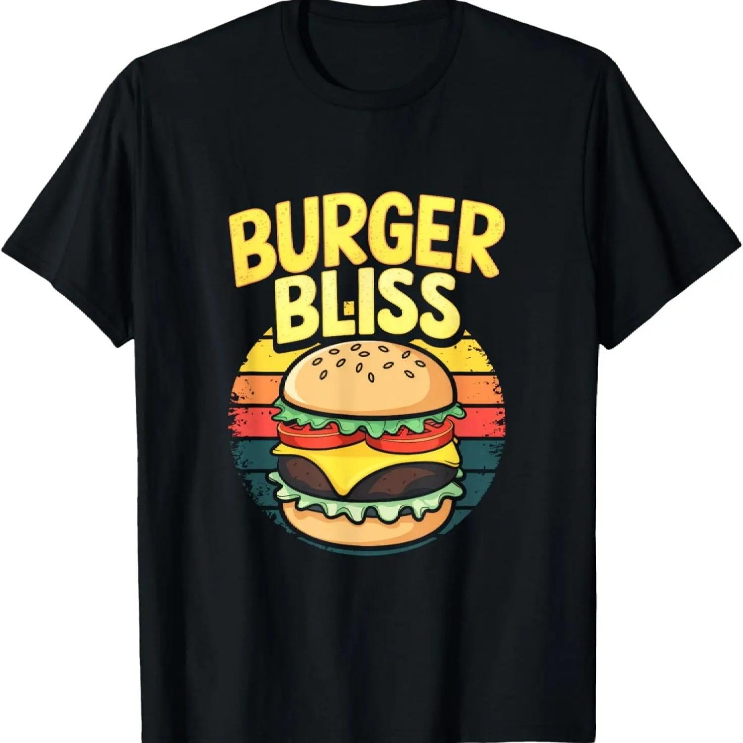 Burger Bliss - Retro Vintage Cheeseburger T-Shirt XXXXXL разноцветный
