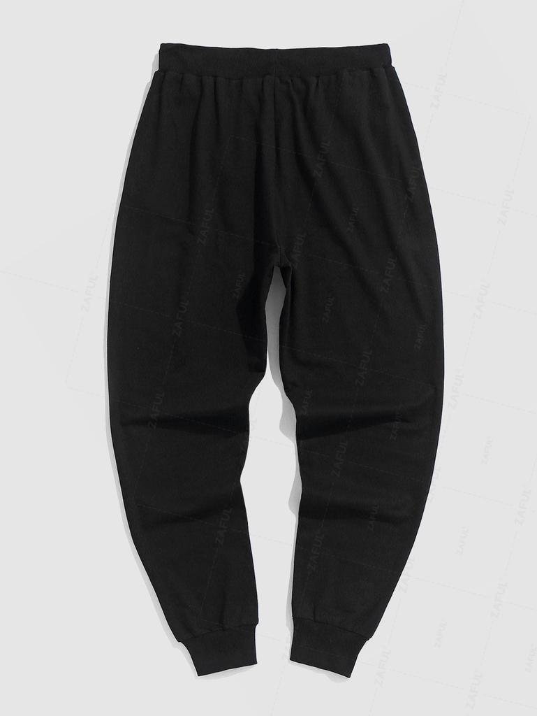 ZAFUL Спортивные штаны-джоггеры с узором «Игральные карты»