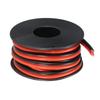 Silicone Resin Wire, 2 Wires, Parallel Connection, Silicone Wire, 16 Gauge, Red, Black,