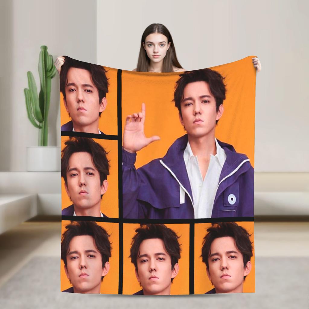 My Favorite Dimash Dear Dears Warm Soft Blankets Plush Bedding Throws Fluffy Home Decor Flannel Bedspread Sofa Bed Cover