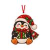Christmas 2D Acrylic Hanging Ornament Cute Holiday Decoration for Kids