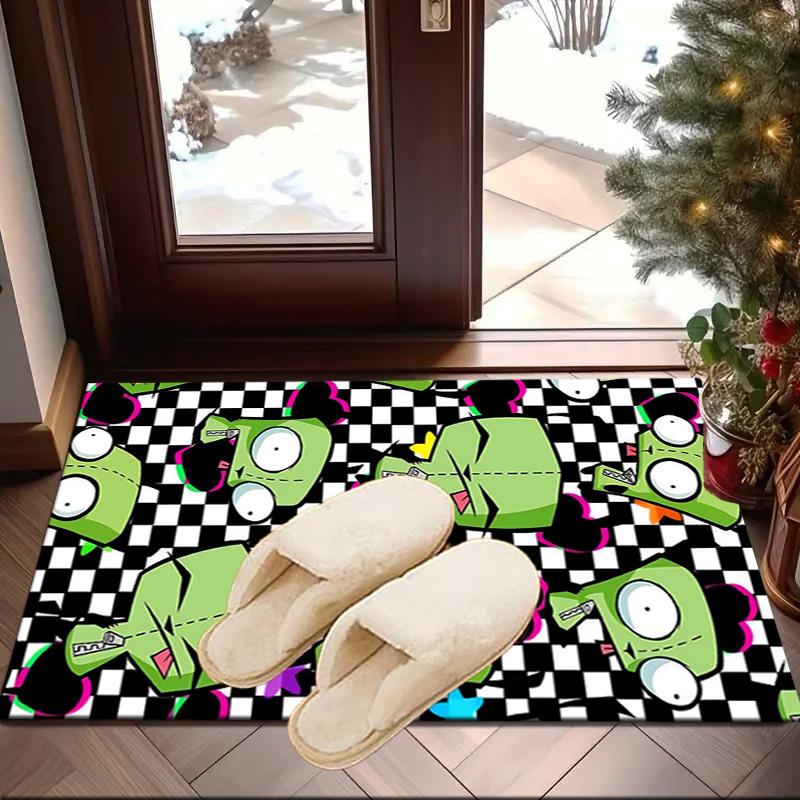 Alien Invasion Pattern Carpet, Chair Rug,Rug for Office Bedroom living rooms, Doormat decor Fan Gift Christmas Gift