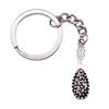 Electric Guitar Keychain Music Charm Graduation Memento Key Ring 28mm