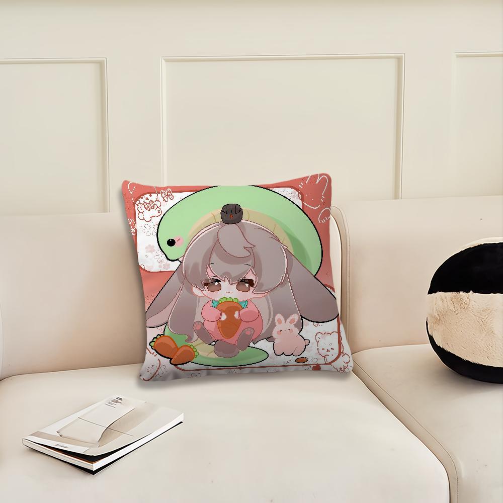 Game Love and Deepspace Kawaii Cushion Cover Pillow Cover Decoration Room Home Sofa Living Office Car Nordic Simplicity