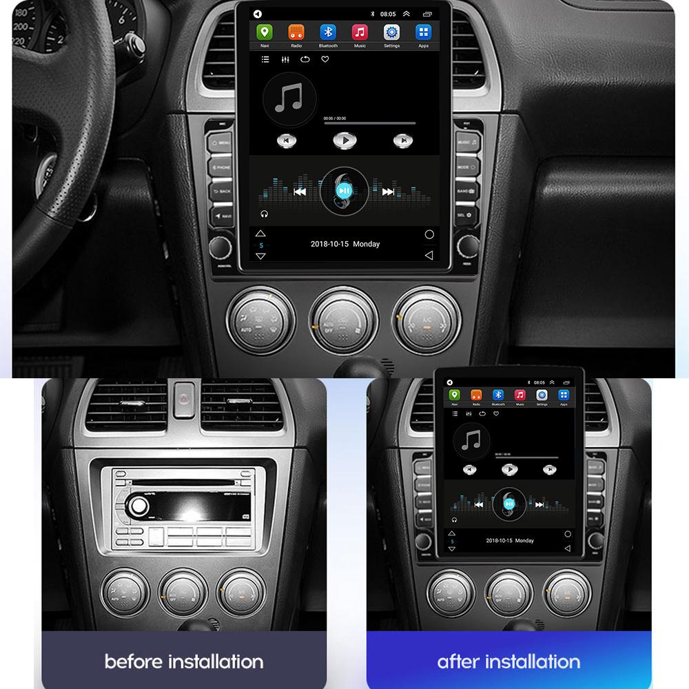 9.7 Inch Car Radio For Subaru Impreza GD GG 2002-2007 Android 2 DIN Tesla Vertical Screen Carplay Auto Radio Multimedia Player 2+32GB