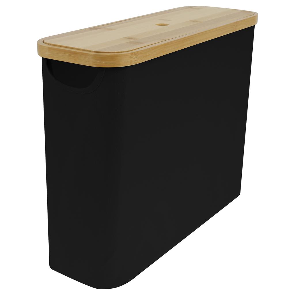 Bathroom Trash Can Foldable Toilet Paper Basket Toilet Creative Gap Waste Bin Large Capacity Household Paper Storage Holder