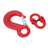 Slip Hook Eye Sling Heavy Duty 2T Bearing Trailer Lifting Chain Connector with 2 Ring Buckle