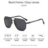 Polarized Uv400 Sunglasses Men Women Photochromic Anti Glare Metal Large Square Frame Sun Glasses For Driving Fishing Outdoor