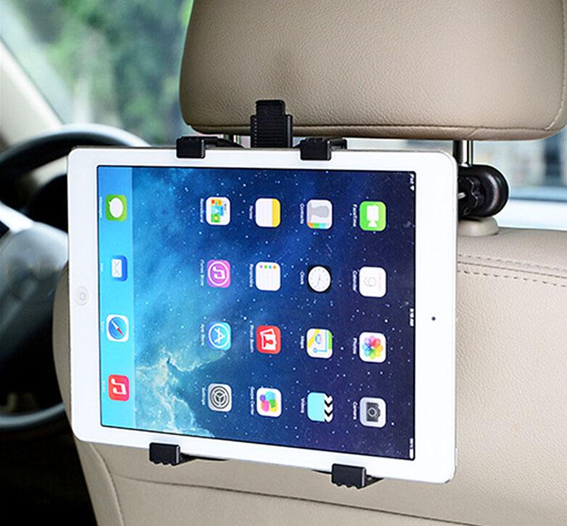 Universal Back Seat Headrest Tablet Holder Adjustable Car Mount Stand Suitable For 9 To 13 Inch Tablet Rear Seat Travel Accessory