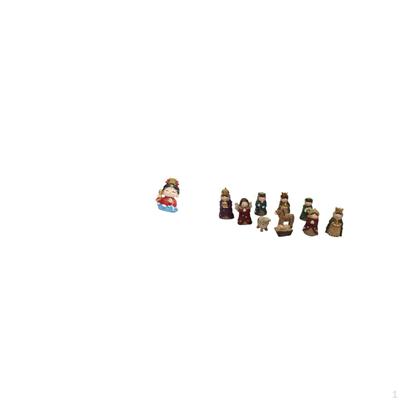 Mother Resin Figurine And Christmas Nativity Scene Set Religious Collectible Tabletop Ornament for