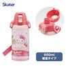 Skater Water Direct Sanrio Hello Kitty Fancy Snacks Stainless Sports Water Children's Bottle, 600ml, Drinking, & Weets, Girls', Insulated, Steel,