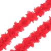 1 Yard 24 Flowers Chiffon Lace Patch Fabric Webbing Decoration Flower Gift Ribbons Diy Bridal Veil Shoes Wedding Clothes Crafts
