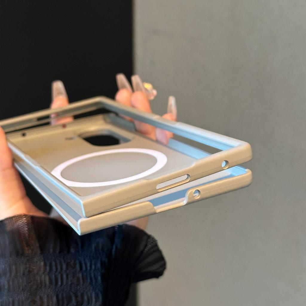 For Magsafe Magnetic Case For Samsung Galaxy ZFold 7 Z Fold Flip 5 6 4 Hard Matte Thin Shockproof Front Back Protection Cover