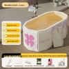 Foldable Full Body Bath Tub for Adults & Couples - Compact Household Bath Basin & Children's Sitz Bath