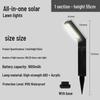 Waterproof Solar Outdoor Garden Lamp for Courtyard, Villa, Lawn, and Aisle