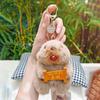 Keychain Marmota Plush Pendant With Voice Function For Bag Pendant And Toy Gift