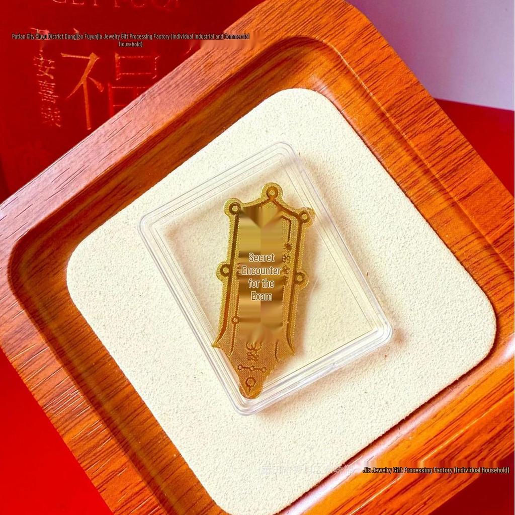 Pure Gold 999 Horse Year Phone Sticker for Wealth and Health - Popular Douyin Live Seller