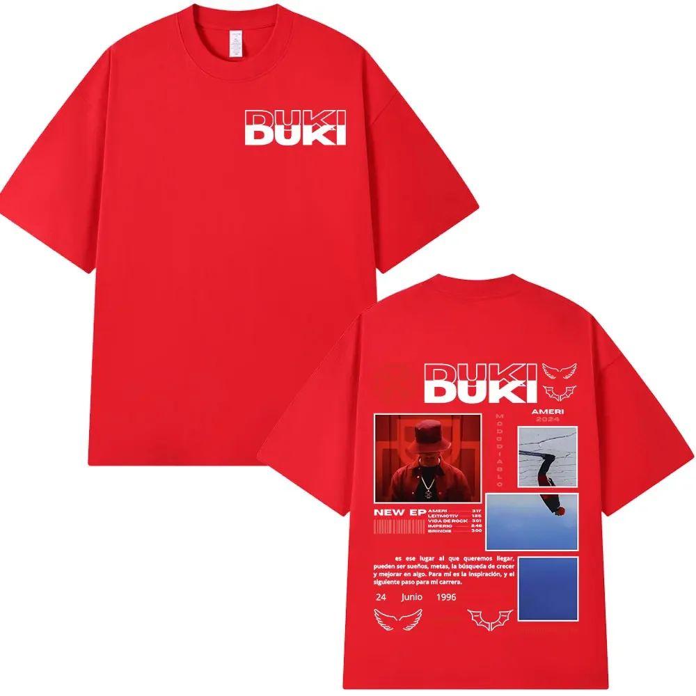 Men's Top Rapper Duki Ameri Tour Graphic T-shirts Women Fashion Hip Hop O-Neck T Shirt Comfort Short Sleeve T-shirt Unisex