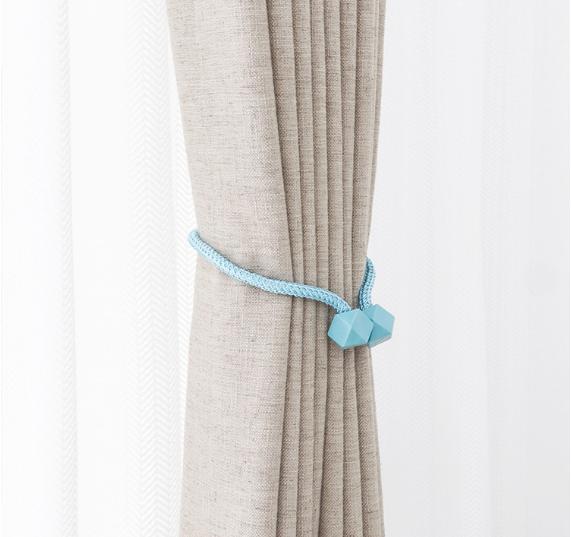 Creative Magnetic Buckle Non Perforated Curtain Buckle Binding Rope Pair