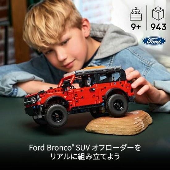 LEGO Technique Ford Bronco SUV 42213 giocattolo ragazzi ragazze regalo di compleanno mattoncino 9 anni 10 11 scuola elementare veicolo macchina miniatura 943 pezzi