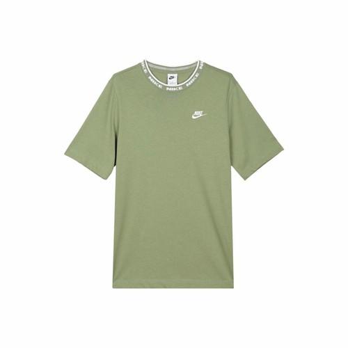 

Nike Letter Logo Print Crew Neck Short Sleeve T-Shirt for Men in Green S зелёный