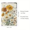 Retro Daisy Sunflower Metal Tin Sign Kitchen Wall Decor Farmhouse Art