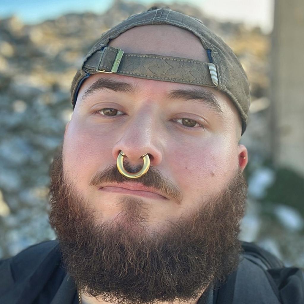 Glatte Scharnier-Segment-Creole aus Edelstahl 00G Große Größe Septum Clicker BCR PA Piercing Nasenring Ohrdehner Gewichte