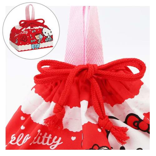 Skater Children's Lunch Box Drawstring Bag, Chip & Dale Sweets, Disney, Made in Japan, KB7-A