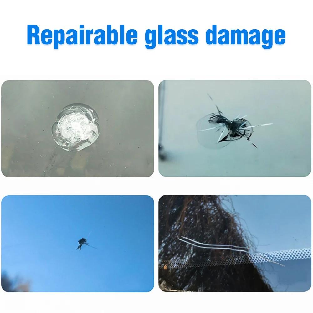 Auto Windshield Crack Repair Fluid Glass Scratch Repair Kit DIY Upgrade Auto Glass Repair Fluid Window Crack Removal Tool