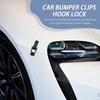 2PCS Car Bumper Clips, Bumper Quick Release, Front Rear Bumper Fastener Kit, Durable Carbon Fiber Car Bumper Security Hook Lock Clips, Universal Car
