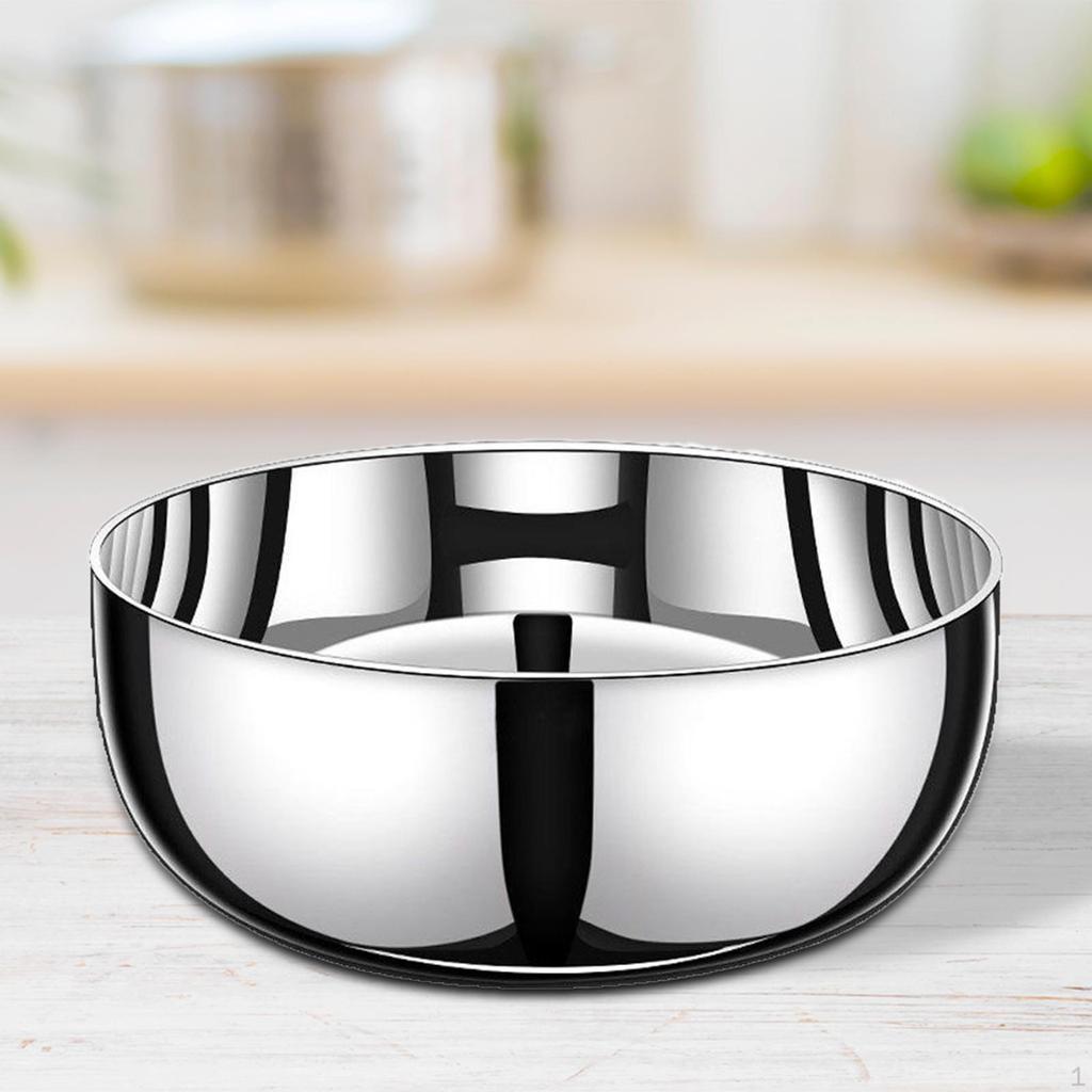 Tiefe Edelstahl Rührschüssel, Salat Obst Und Gemüse Antihaft-Ei Waschbecken für