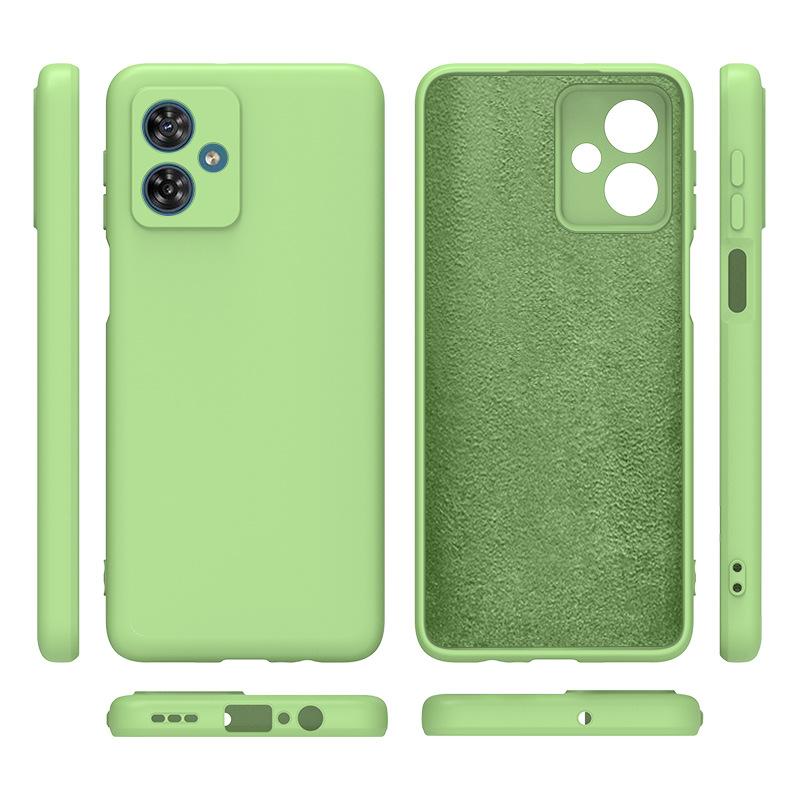 Applicable To Motorola G86 5G Anti-raw Liquid Silicone Mobile Phone Case MOTO G56 Dirt-resistant and Anti-drop TPU