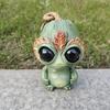 Lustige Alien-Puppe Harz-Ornament - Fantasiekreatur Elfen-Skulptur für Heimdekoration