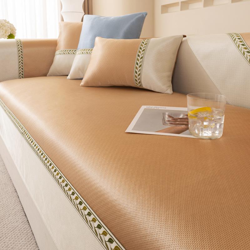 New Summer Ice Silk Sofa Cushion Mat Seat Cushion Non-Slip Sofa Cover Universal Sofa Cover Towel