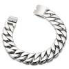 Kalen 20mm Punk Men's Women's Stainless Steel Necklace Heavy Larger Necklace Curb Cuban Chain Choker Jewelry 40/42cm Length