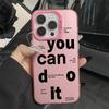 Letter English Applicable Apple 16Pro Mobile Phone Case iPhone15 Color Silver 1413 Laser 12promax11xsm