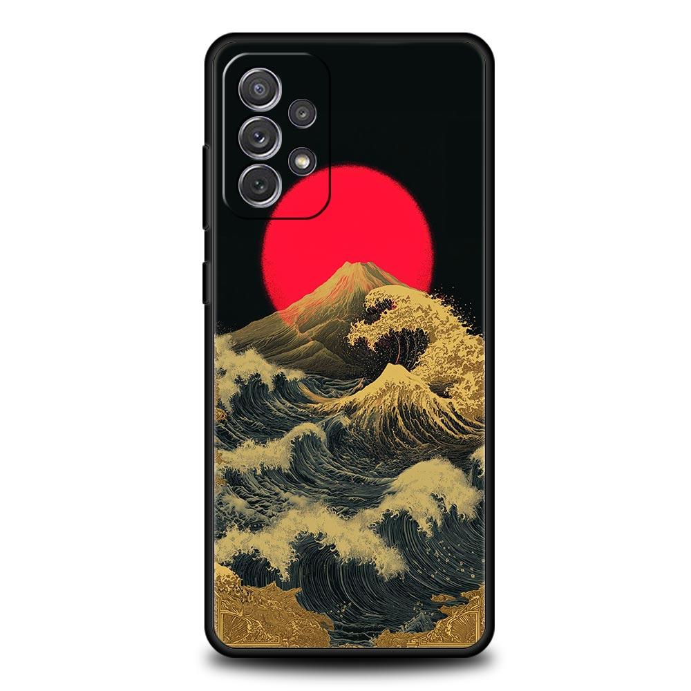 

Japanese Style Art Japan Phone Case for Samsung A17 A13 A15 A25 A35 A51 A55 A71 A21S A11 A31 A41 A23 A53 A73 5G A03S A05s Cover Samsung A05