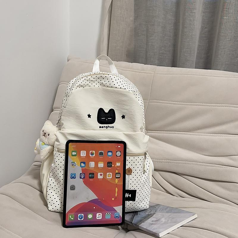 Women's Cartoon Backpack Large Capacity Student Schoolbag