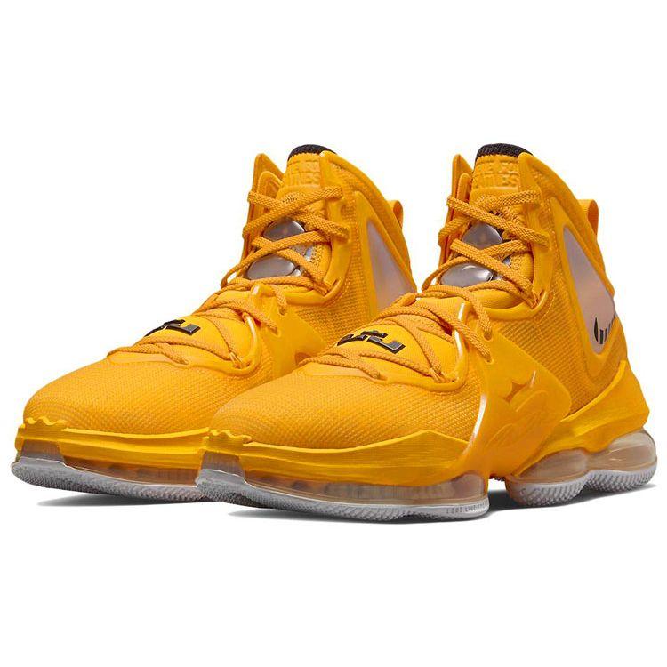 Nike LeBron 19 Hard Hat Men Sneakers Yellow CZ0203-700