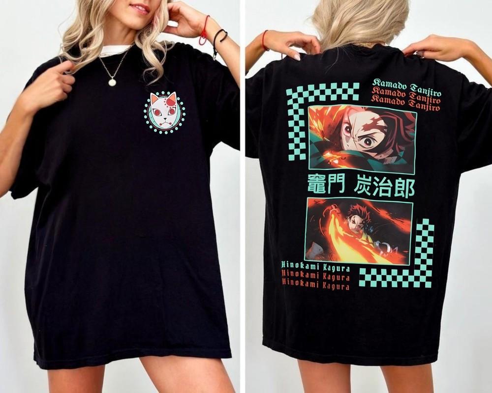 

Клинок, рассекающий демонов Kimetsu no Yaiba Футболка с маской Тандзиро Футболка Клинок, рассекающий демонов Аниме футболка M