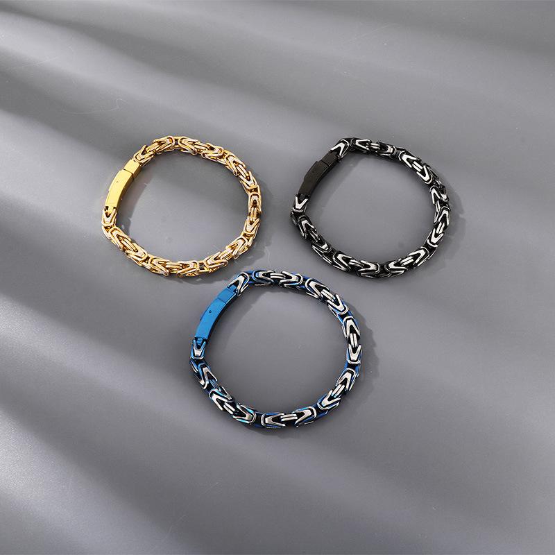Men's V-Shaped Titanium Steel Chain: Rock, Hip Hop, Street Style Necklace