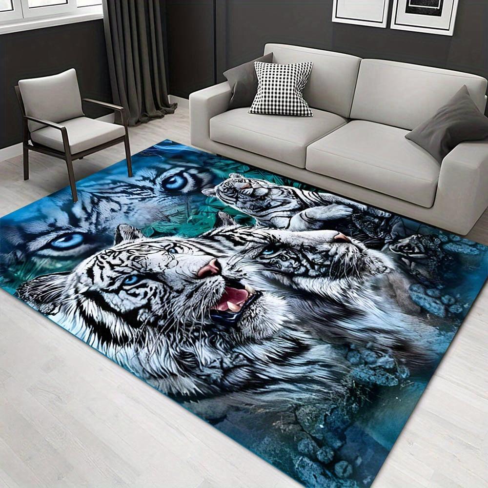 

1pc 1179803183Pattern Carpet, Area Rug For Living Room Bedroom Room Bed Chair Laundry Entryway Corridor Yard Non-slip Outdoor Camping Rug Fl 60cm by 90cm