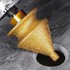 Chamfering Enlarging Polishing Drill Bit Diamond for Grinder, 4-in-1 Hole Saw, Beveling Grinding Head Opener Chamfering/Hole Enlarging/Polishing/Arc