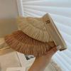 Empty Top Empty Top Sun Hat Designer Sunshade Cap Wide Brim Tassel Straw Hats  Pamama