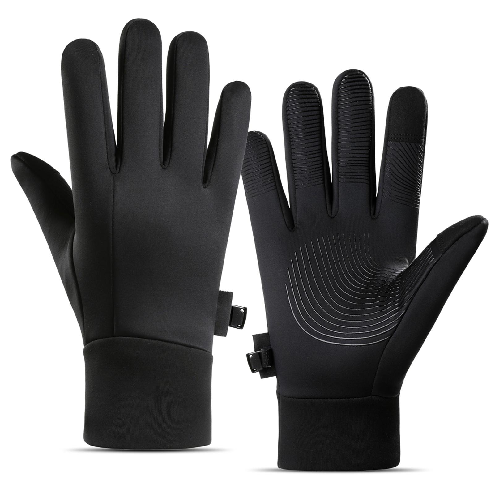 Mens Winter Touchscreen Gloves Warm Anti Slip Windproof Rainproof Riding Sports Gloves M