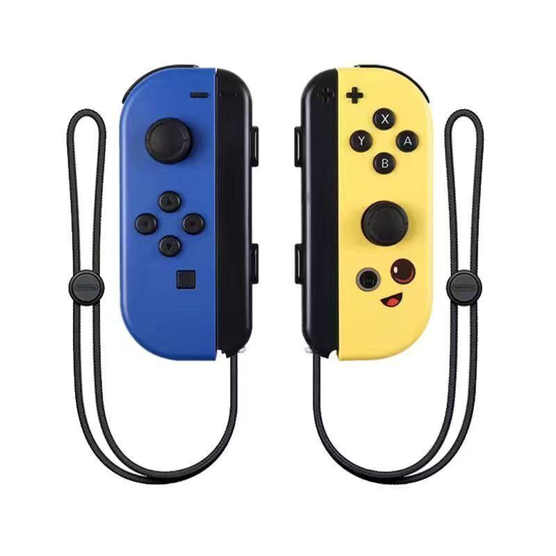 Wireless Bluetooth Joy-Con Controllers with Wake-Up Feature and Wrist Strap, Left and Right Separately for Switch