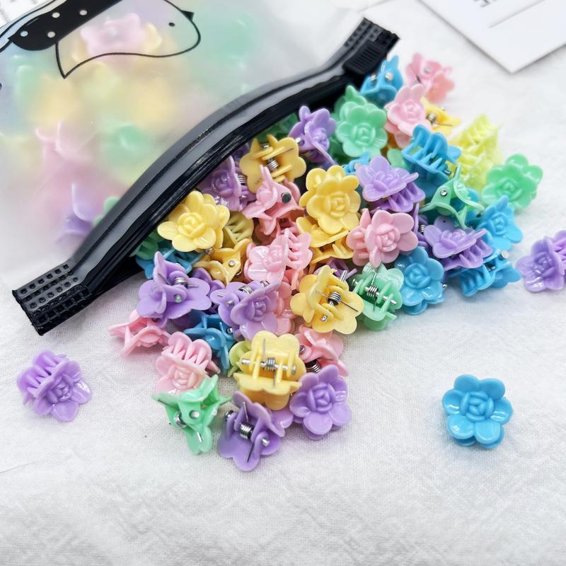 10/20 Stück Bunte Kleine Haarspangen Mädchen Niedliche Blume Schmetterling Haarspangen Haaraccessoires Kinder Cartoon Haarklammern Kopfschmuck Geschenk