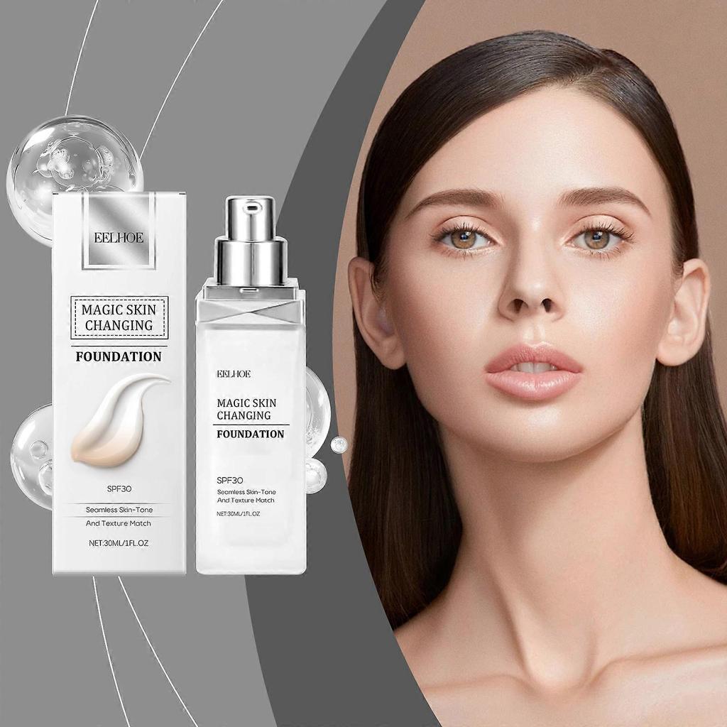 Warm makeup liquid foundation light moisturizing clear brightening matte skin